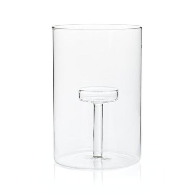 Elsa Large Glass Tea Light Candle Holder