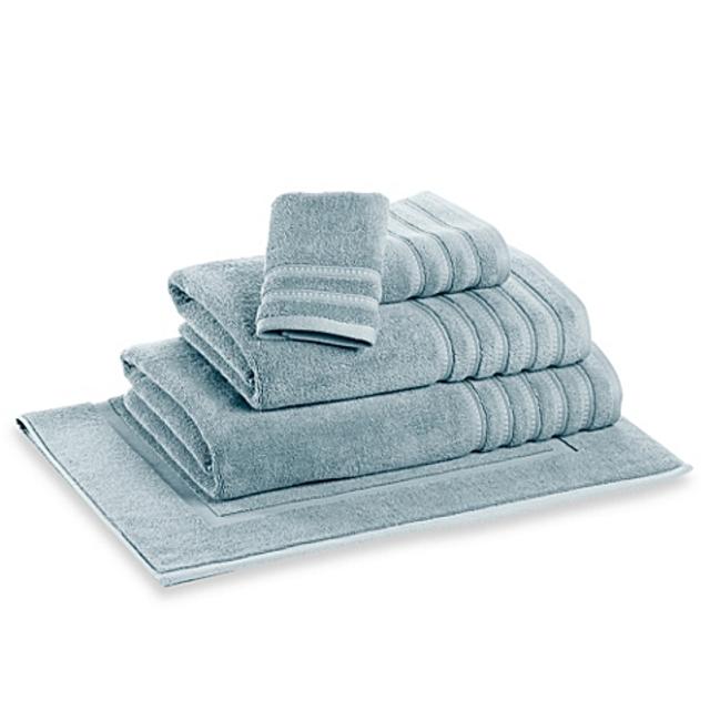 DKNY Luxe Washcloth in Light Blue