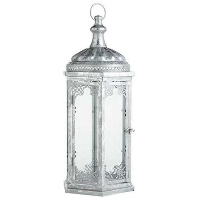 Cathedral Lace Lantern - Silver Medium