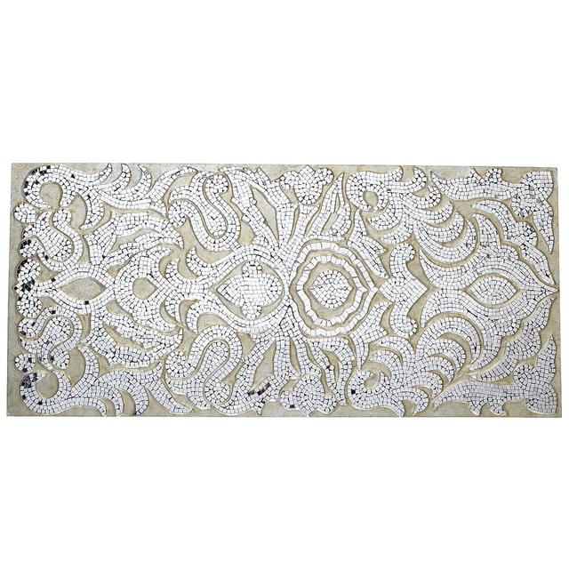 Mirrored Damask Panel - Champagne