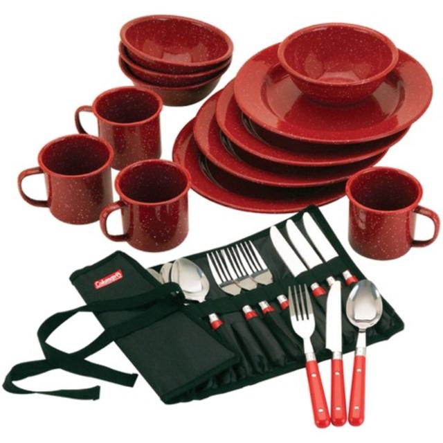 Coleman® 24 Piece Dinnerware Set 