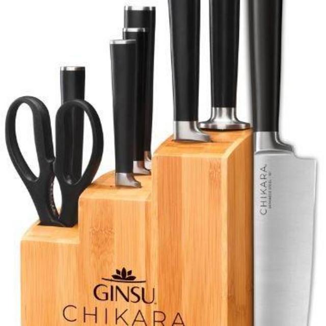 Chikara Series: 8 Piece Cutlery Set with Bamboo Block