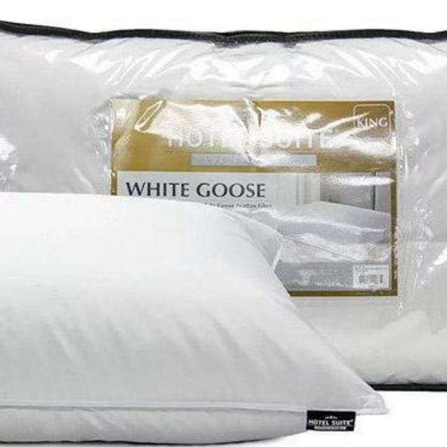 Hotel Suite White Goose Down Soft Pillow