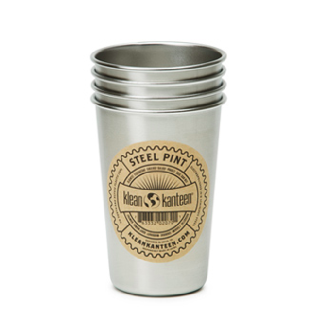 16 oz. Klean Kanteen Stainless Steel Pint Cups (4 Pack)