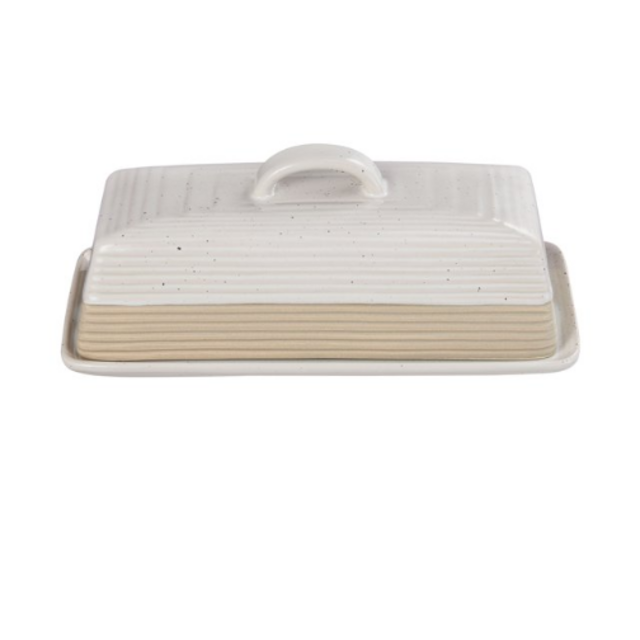 Better Homes & Gardens Abott Stoneware Butter Dish