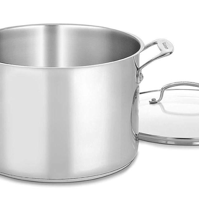 Cuisinart 76610-26G Chef's Classic 10-Quart Stockpot with Glass Cover