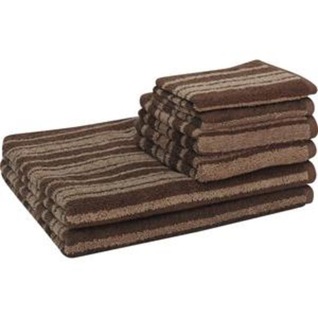 Mainstays True Colors 6-Piece Towel Set (ACORN)