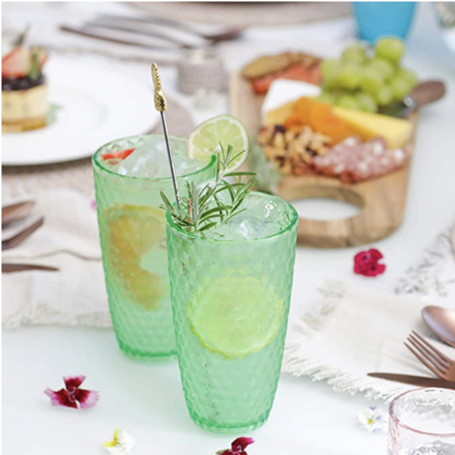 BELLAFORTE - Tall Tumbler Green - 19oz, Set of 6