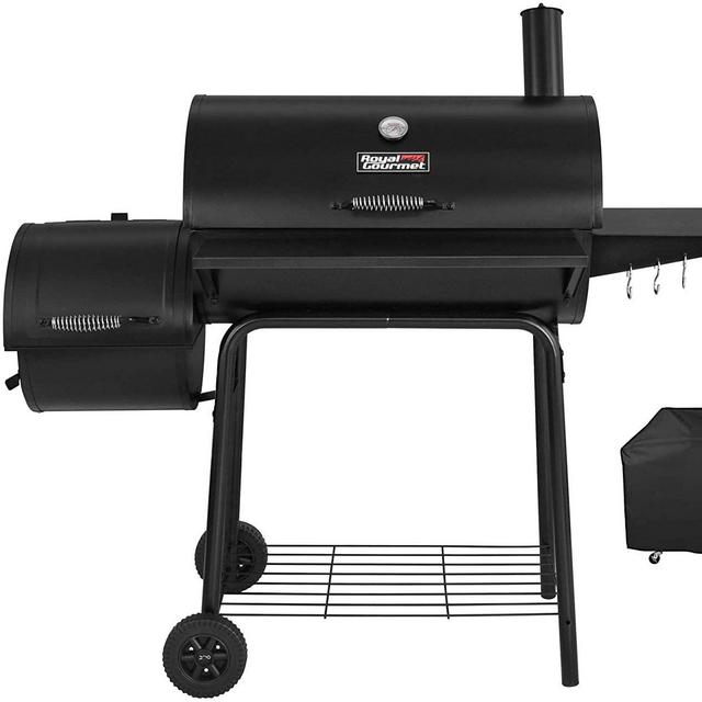 Charcoal Grill Offset Smoker with Cover