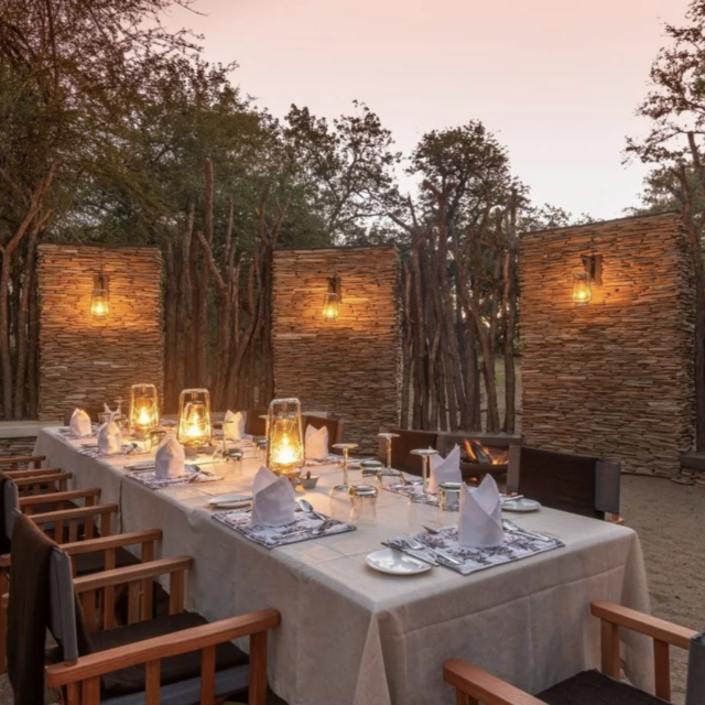 Dinner on Safari