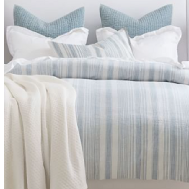 Hawthorn Striped Cotton Duvet Cover