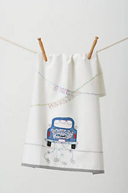 Just Married Dishtowel