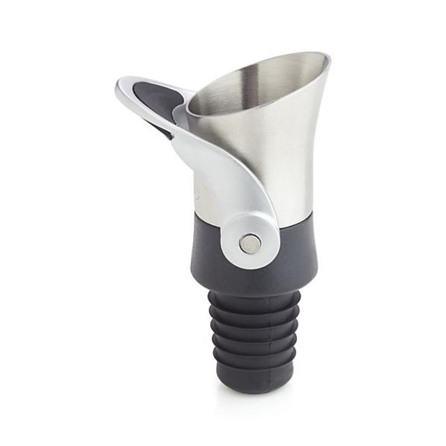 OXO ® Steel Wine Pourer-Stopper
