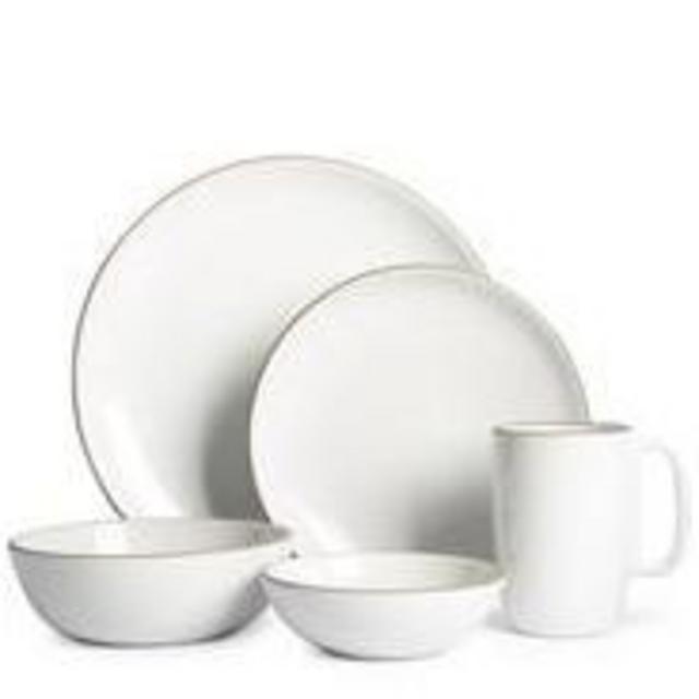 Heath Ceramics Dinnerware Set in Opaque White