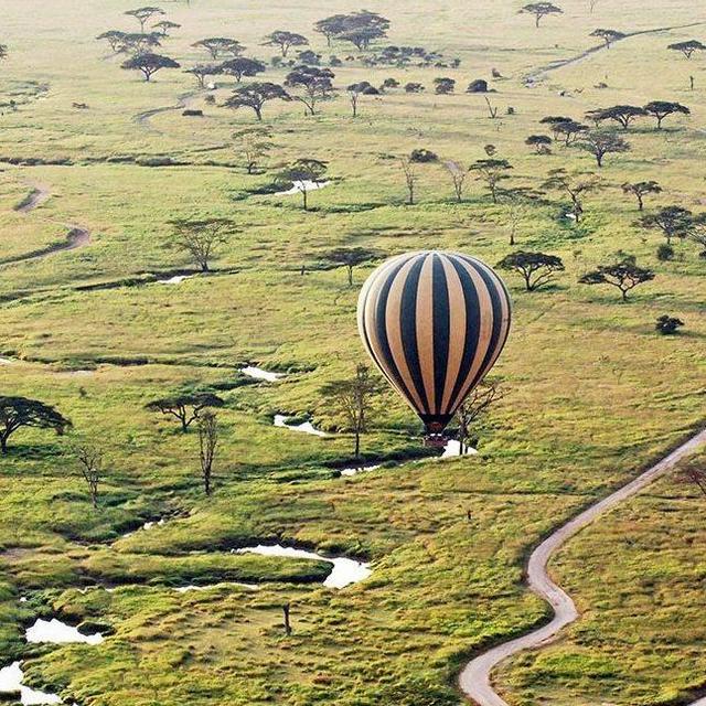 Hot air balloon ride over Masai Mara