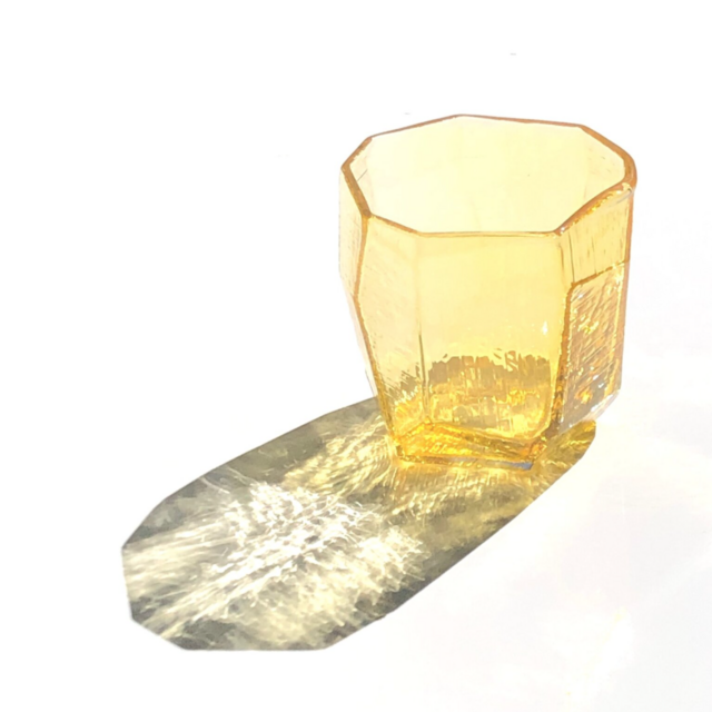 Gold colored Crystal Cup — Vitreluxe