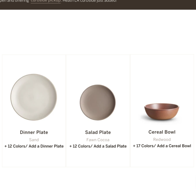 Mix & Match Dinnerware Set