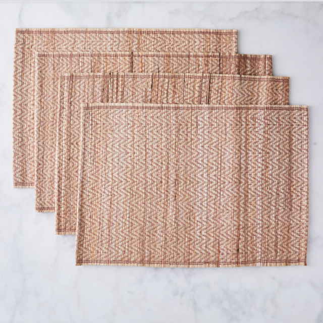 Handwoven Banana Leaf Placemats (Set of 4)