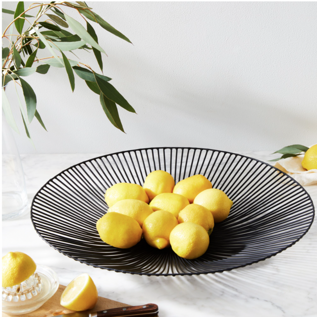 Handcrafted Metal Fruit Bowls