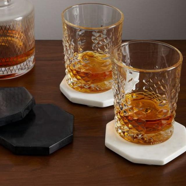 Stone Octagonal Coasters (Set of 4)