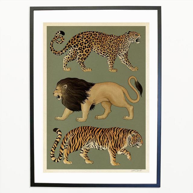Big Cats Print by Katie Scott