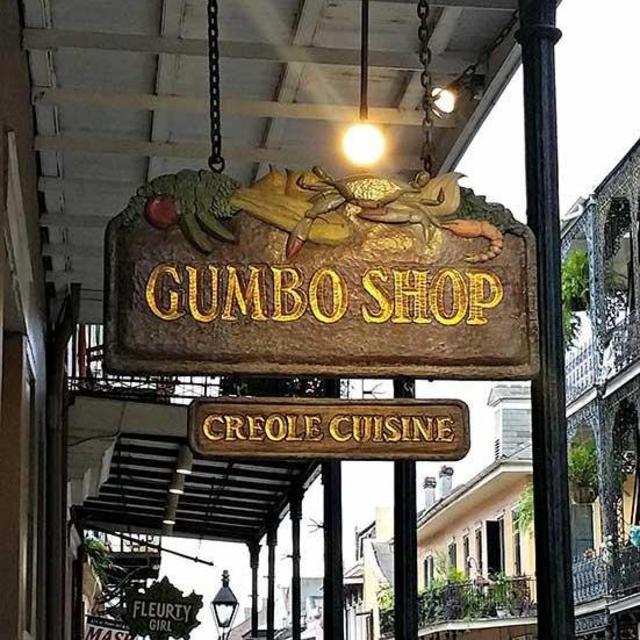 Dinner at Gumbo Shop (New Orleans)