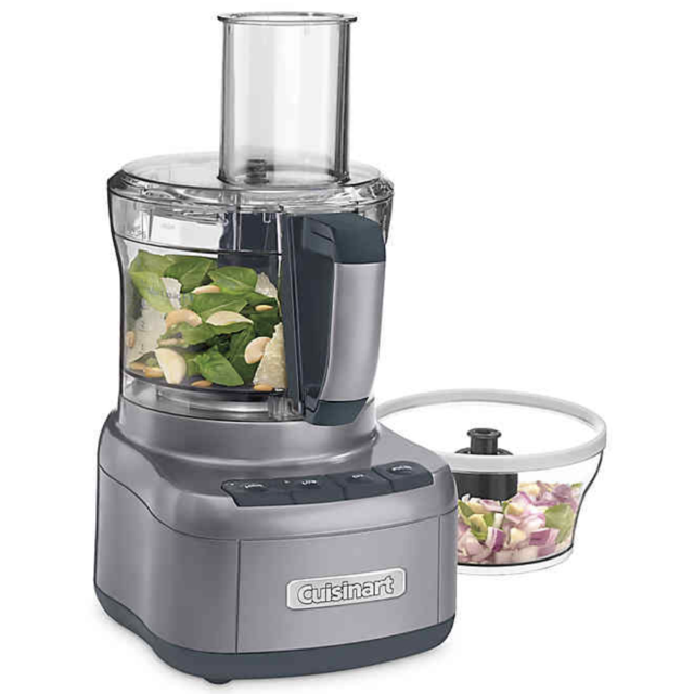 Cuisinart® Elemental 8-Cup Food Processor with 3-Cup Bowl in Gunmetal