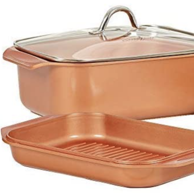 Copper Chef Wonder Cooker 3pc 14-in-1 Functions 10.5 qt