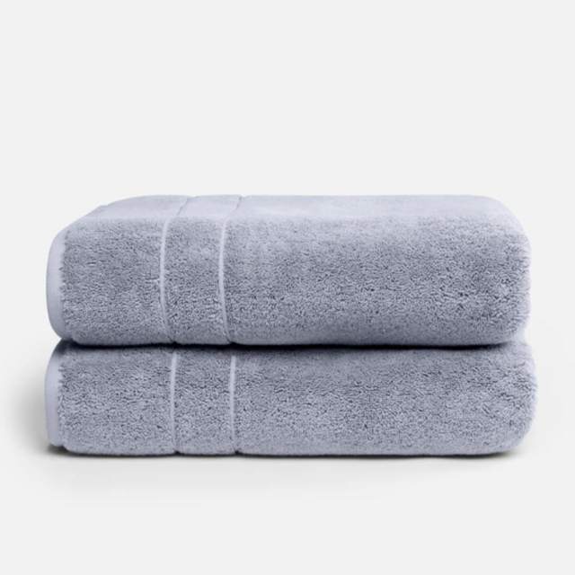 Super-Plush Bath Towels - SMOKE