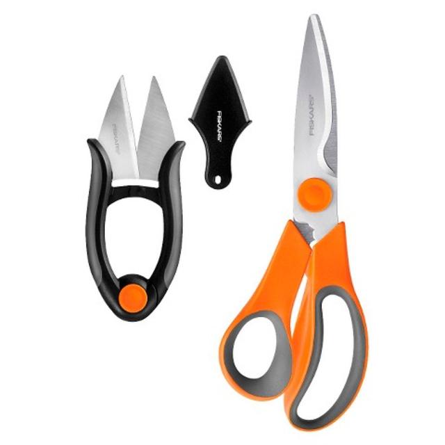 Fiskars All-purpose and 5 Fast Prep Shears 2 Piece Set product details page