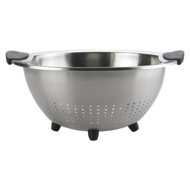 OXO 5 Quart Stainless Steel Colander - Silver product details page