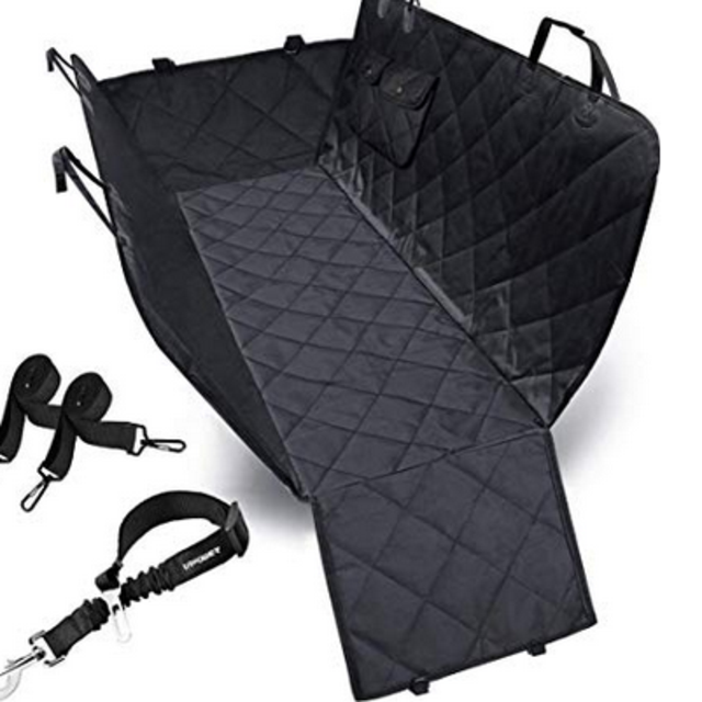 URPOWER Dog Seat Cover Car Seat Cover for Pets 100%Waterproof Pet Seat Cover Hammock 600D Heavy Duty Scratch Proof Nonslip Durable Soft Pet Back Seat Covers for Cars Trucks and SUVs