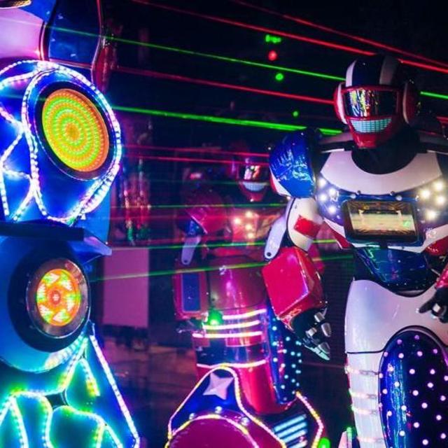 Dinner at the Tokyo Robot Restaurant