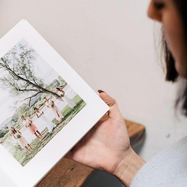 Wedding Photo Album from Milk Book