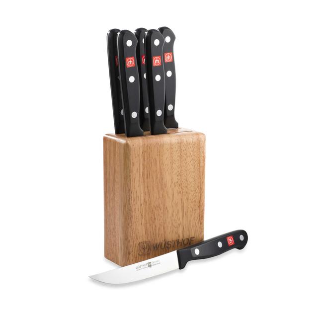 Wusthof® 7-Piece Gourmet Steak Knife Block Set