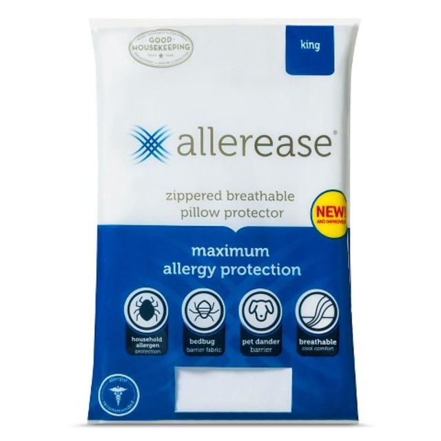 AllerEase Maximum Pillow Protector product details page