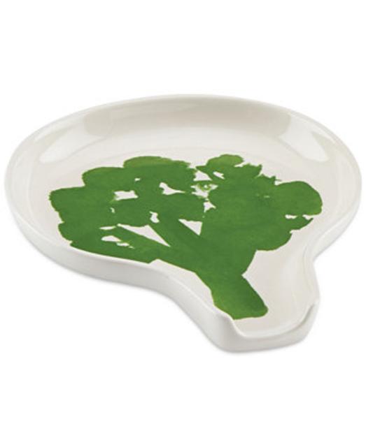 kate spade new york all in good taste Stoneware Broccoli Spoon Rest, Only at Macy's