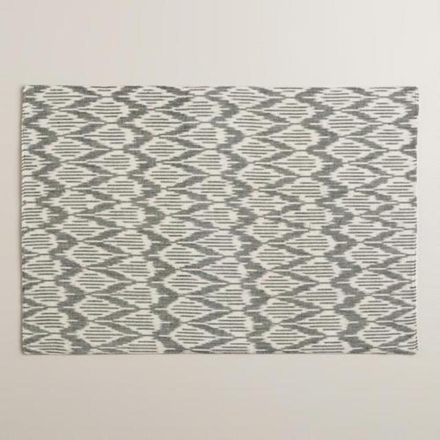 Black & White Ikat Placemats, Set of 4