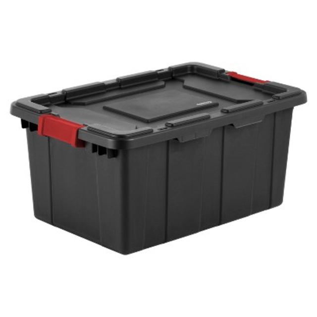 Sterilite® 60 Qt./15 Gal. Industrial Utility Storage Bin - Black
