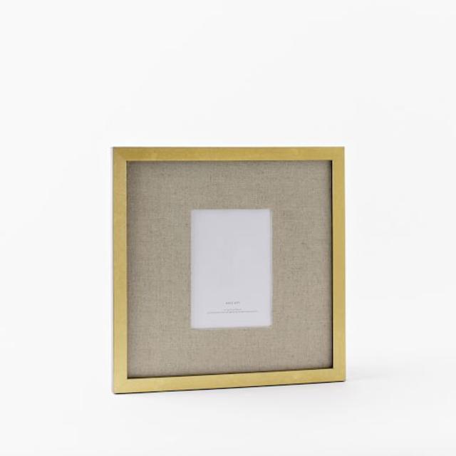 Gallery Frames, Gold Leaf, 13"x 13" (5"x 7" Opening)