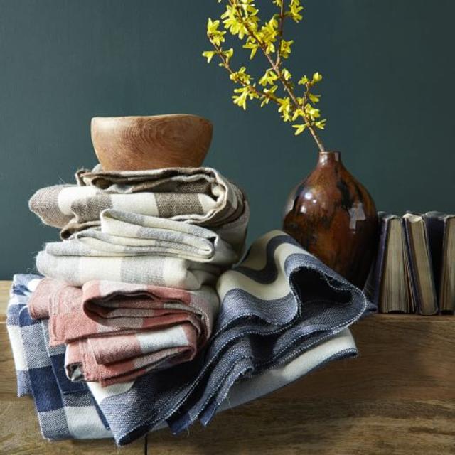 Steven Alan Alpaca Stripe Throw