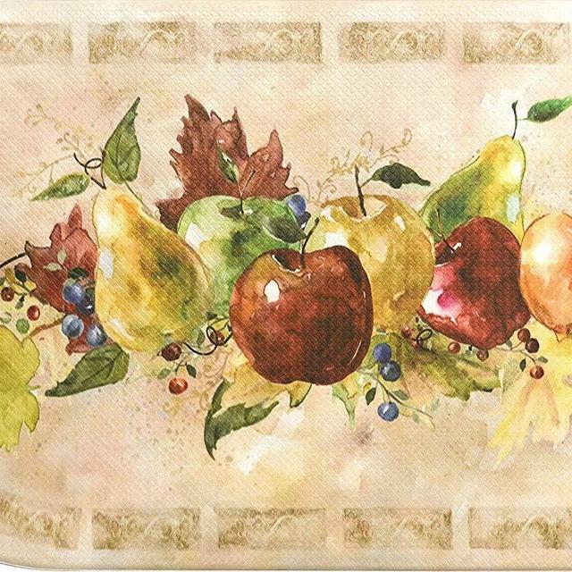 Oversized 20"x36" Feel at Ease Anti-Fatigue Kitchen Mat (Vino 10438)