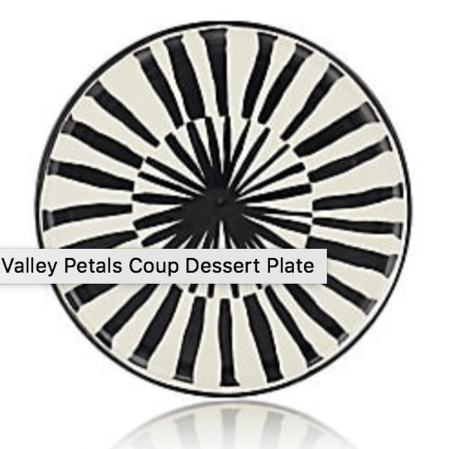 Nicholas Newcomb Hudson Valley Spokes Coup Dessert Plate