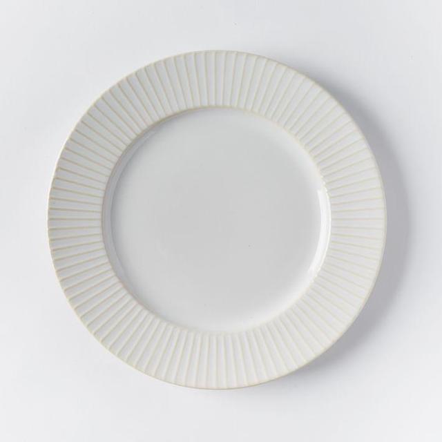 Textured Dinner Plate - Set of 4 - Lines