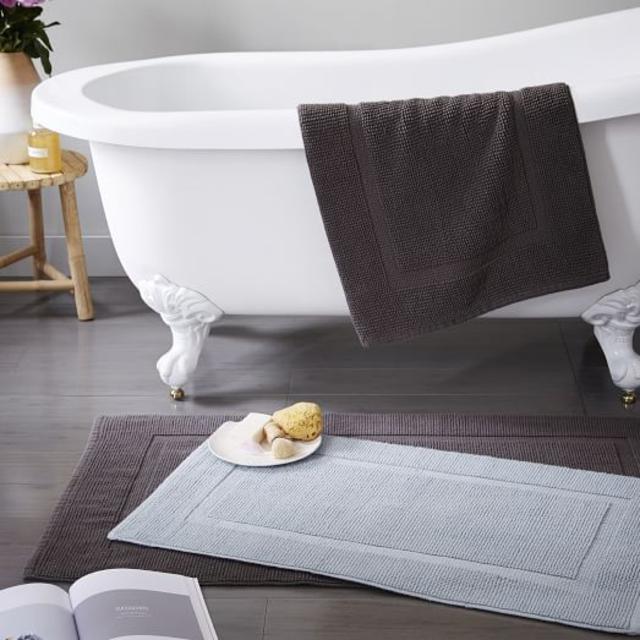 Looped Border Bath Mat