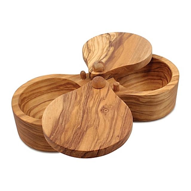 Swissmar Verona Olive Wood Salt Keeper