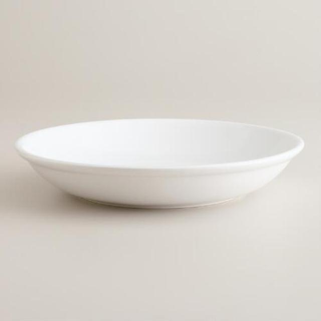 White Pasta Bowls, Set of 4