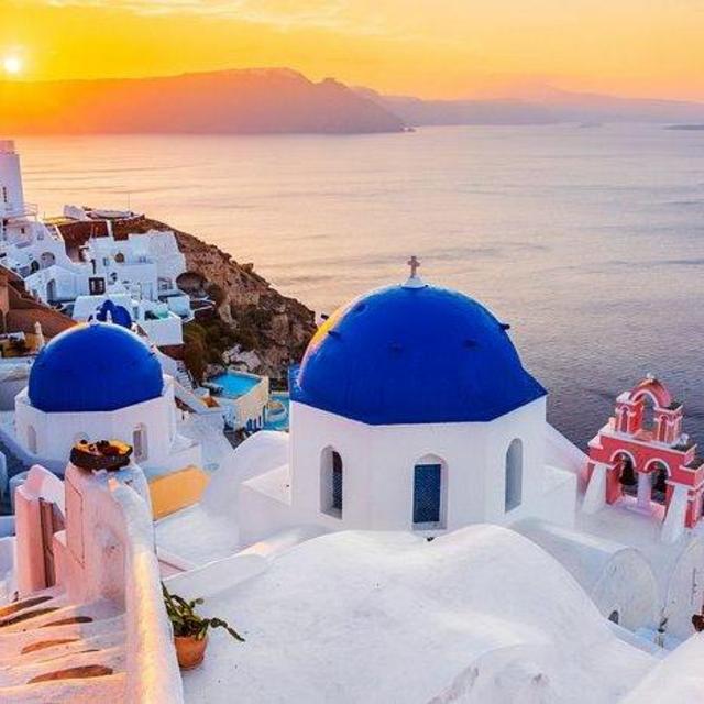 Sunset Cruise in Santorini, Honeymoon