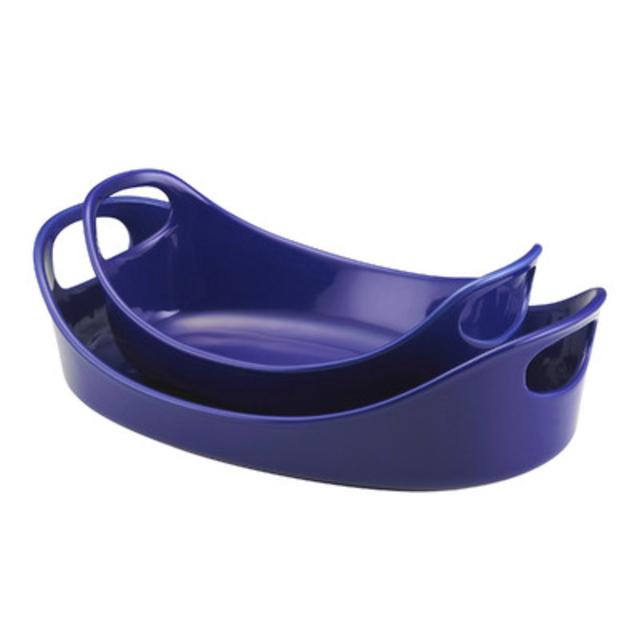 Stoneware 2 Piece Oval Baking Dish Set