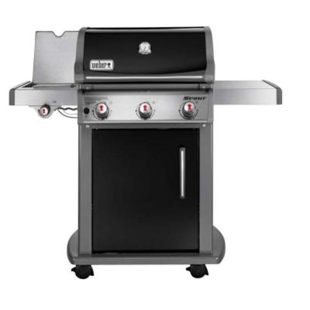Spirit E-320 3-Burner Propane Gas Grill in Black